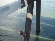 Rope Access Installation of Cathodic Protection